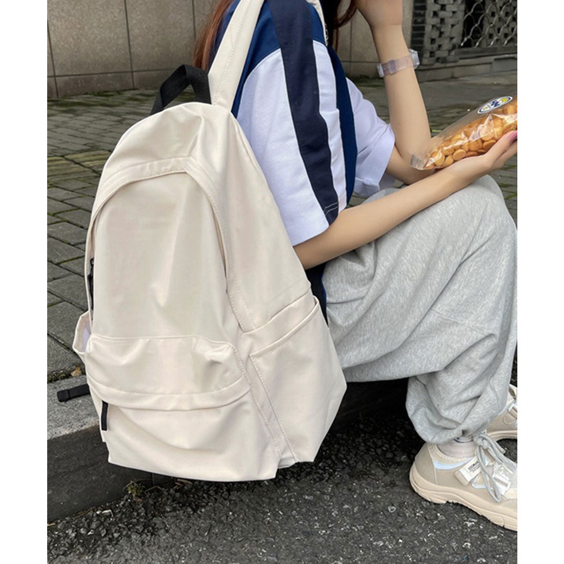 ミニミニストア miniministore リュックサックレディースディバッグ大容量 （アイボリー） アイボリー