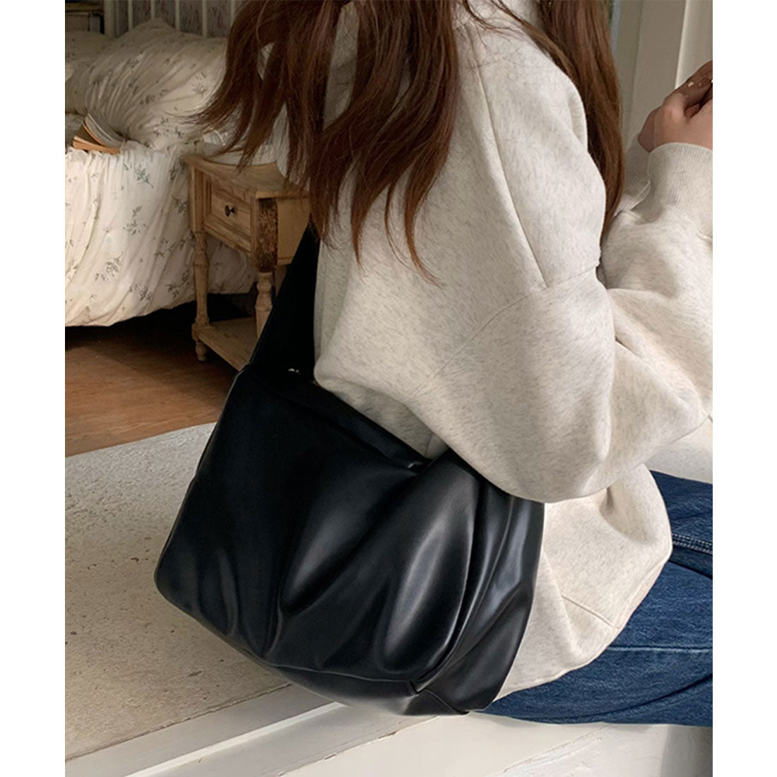 miniministore miniministore shoulder bag PU shoulder carry Korean style