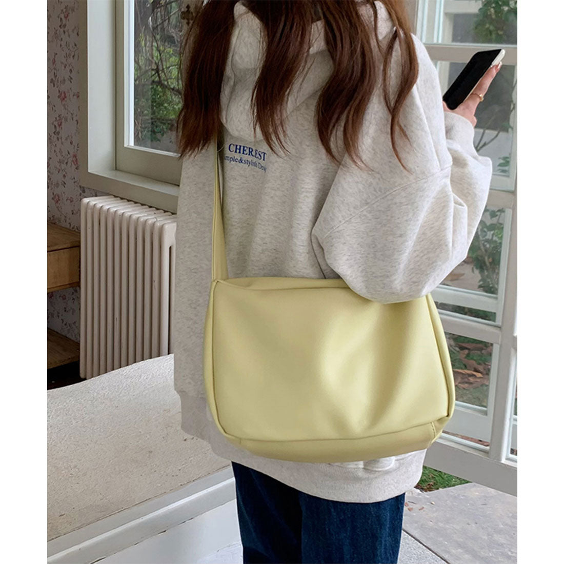 miniministore miniministore shoulder bag PU shoulder carry Korean style