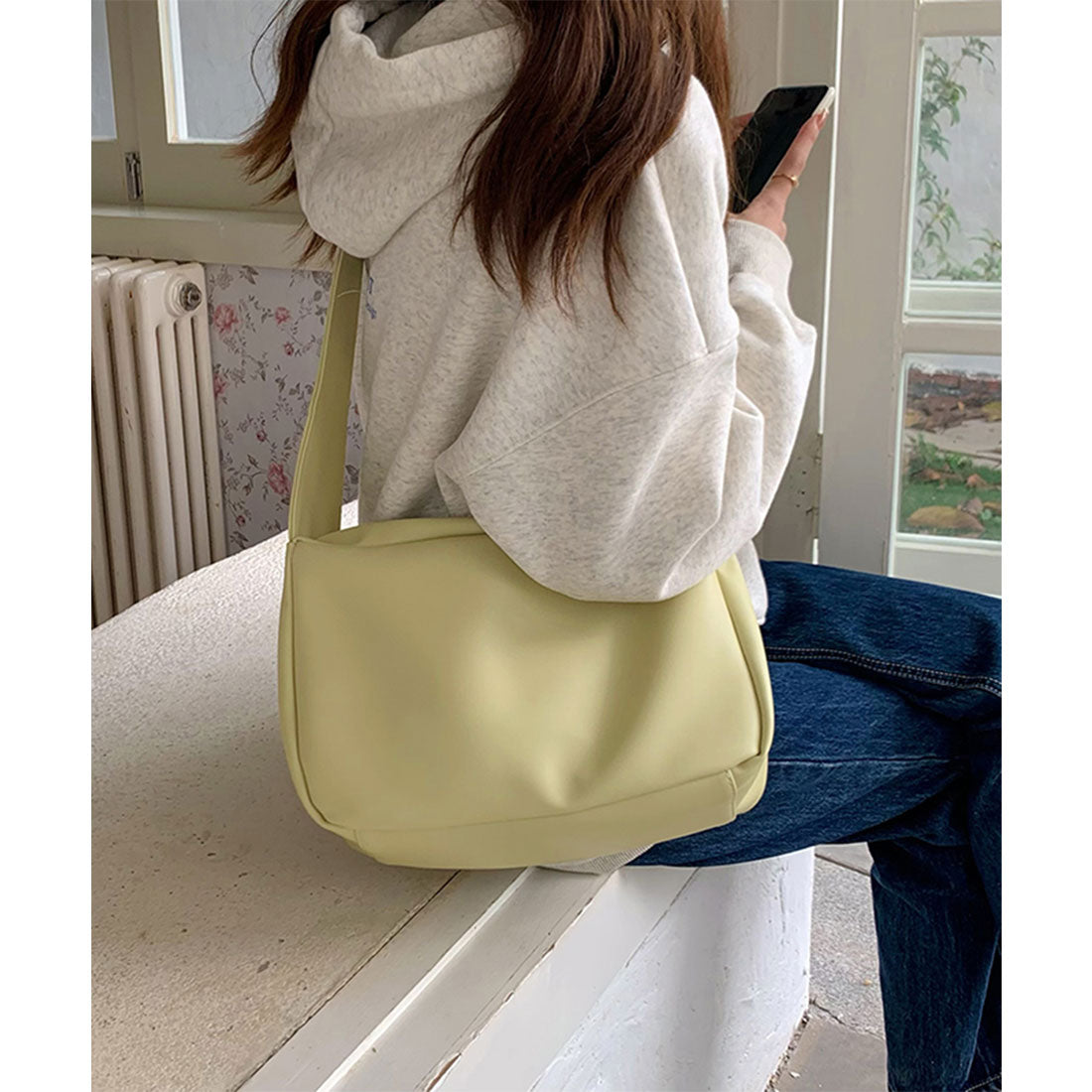 miniministore miniministore shoulder bag PU shoulder carry Korean style