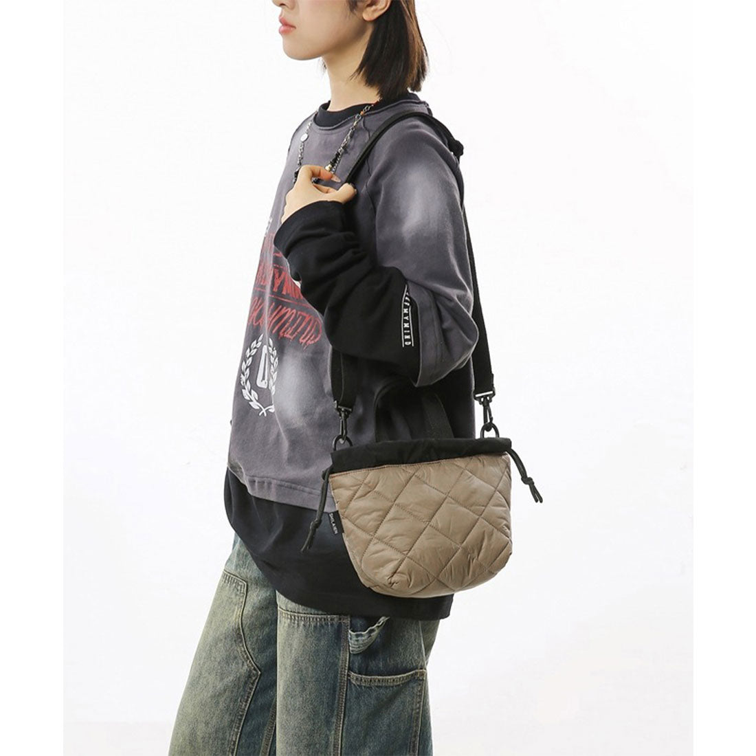 miniministore miniministore 肩背包 鋪棉斜背包
