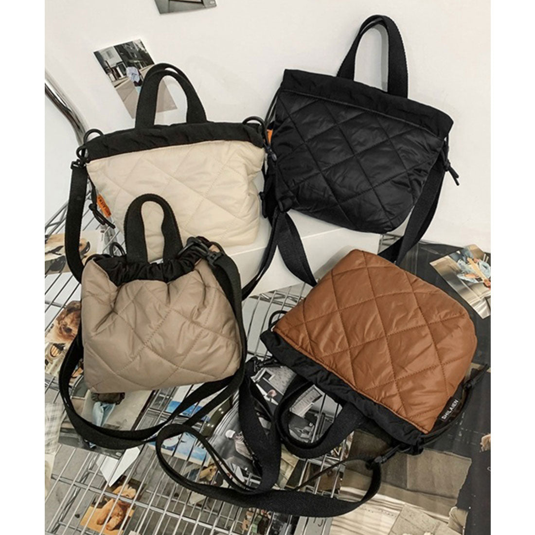 miniministore miniministore 肩背包 鋪棉斜背包