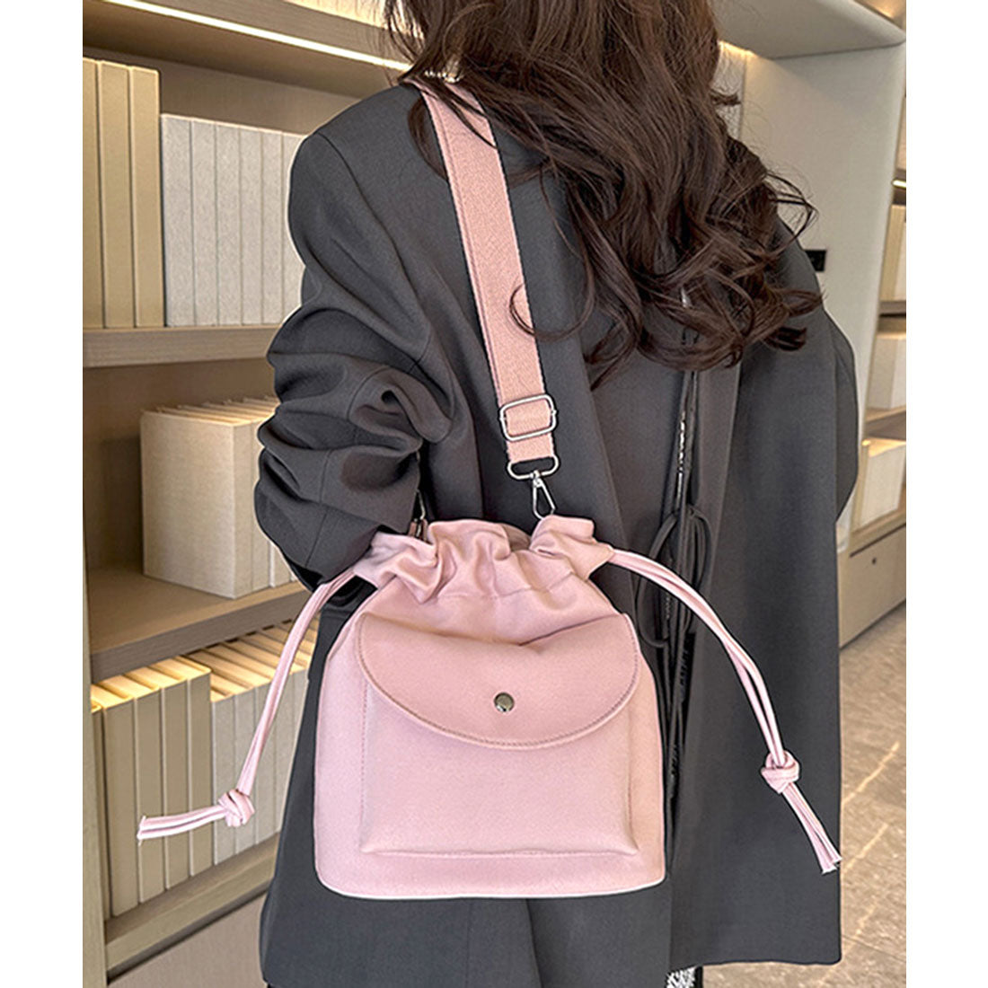 ミニミニストア miniministore ショルダーバッグ 2wayバケットバッグ （アイボリー） アイボリー