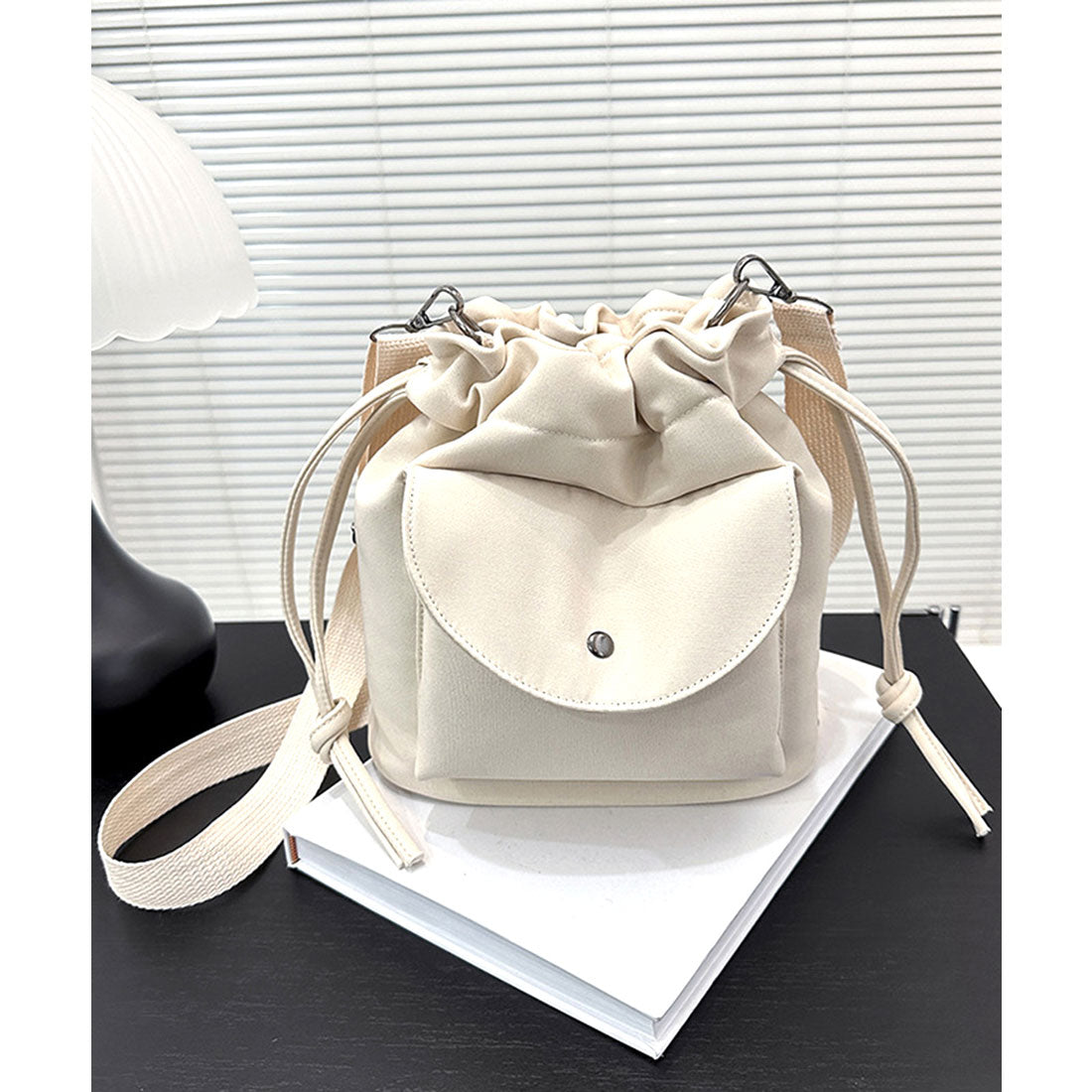 ミニミニストア miniministore ショルダーバッグ 2wayバケットバッグ （アイボリー） アイボリー