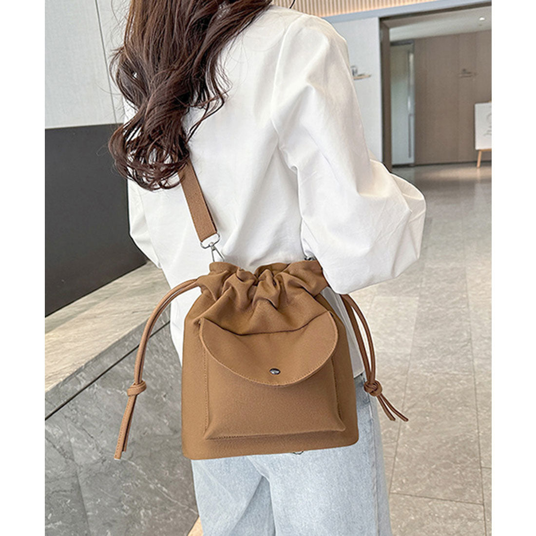 ミニミニストア miniministore ショルダーバッグ 2wayバケットバッグ （キャメル） キャメル