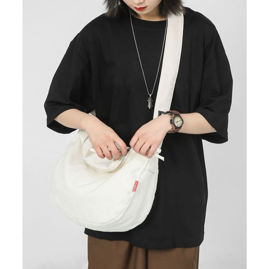 ミニミニストア miniministore ショルダーバッグ ナイロン レディース （アイボリー） アイボリー