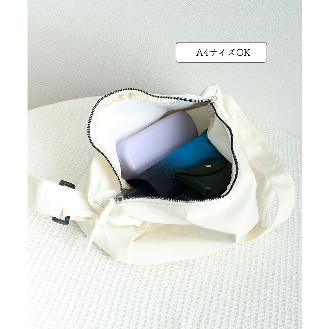 ミニミニストア miniministore ショルダーバッグ ナイロン レディース （アイボリー） アイボリー