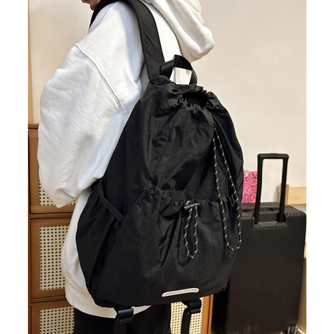 ミニミニストア miniministore リュックサック ドローストリング 大容量 （キャメル） キャメル