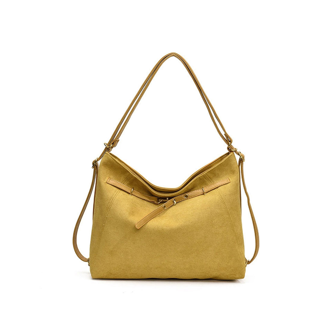 ミニミニストア miniministore トートバッグ スエード調ショルダーバッグ （ベージュ） ベージュ