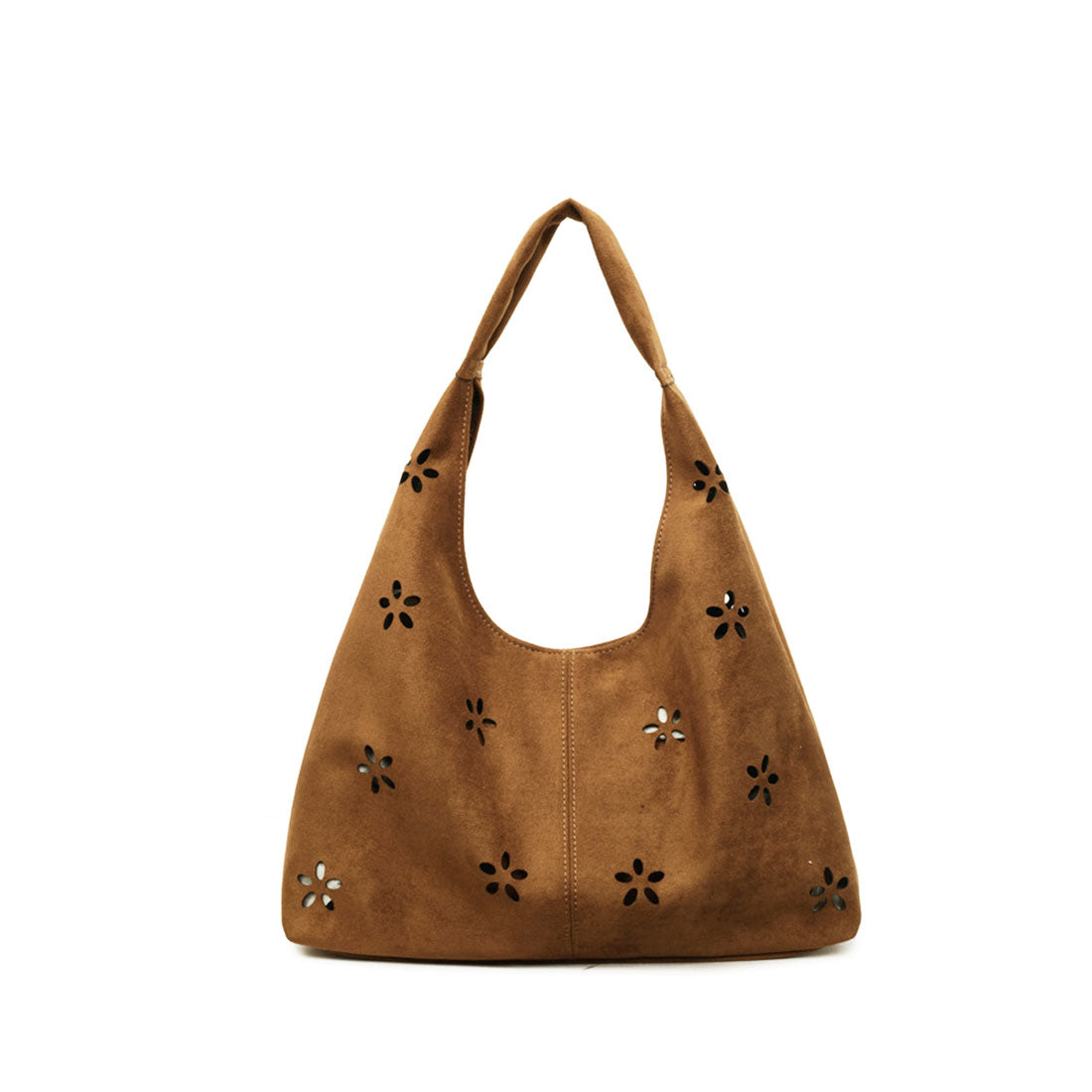 ミニミニストア miniministore 花柄カットスエード調トートバッグポーチ付 （ベージュ） ベージュ