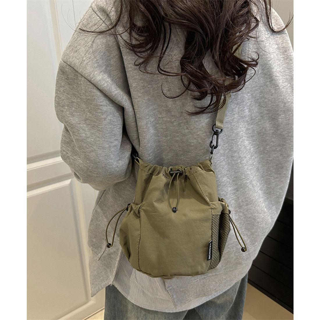 ミニミニストア miniministore ショルダーバッグ 韓国風 ユニセックス鞄 （ブラック） ブラック
