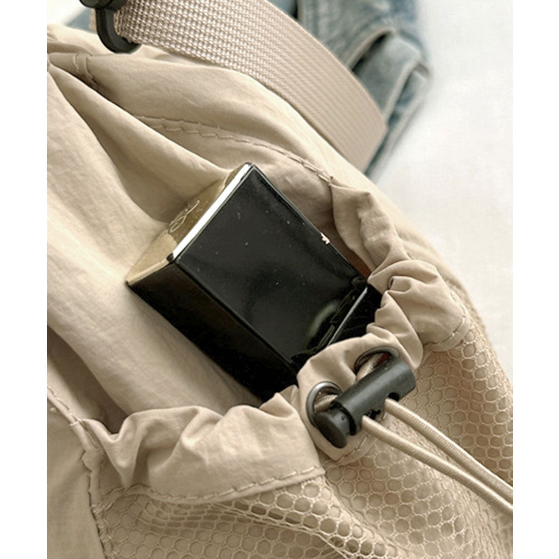 ミニミニストア miniministore ショルダーバッグ 韓国風 ユニセックス鞄 （ブラック） ブラック