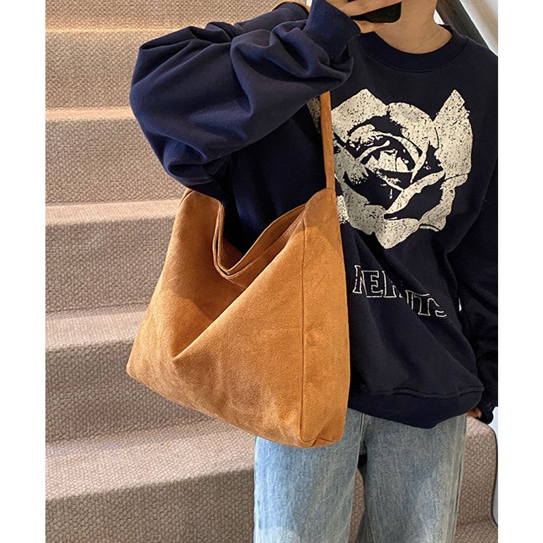 ミニミニストア miniministore ワンショルダー バッグ A4 大容量軽量 （ブラウン） ブラウン