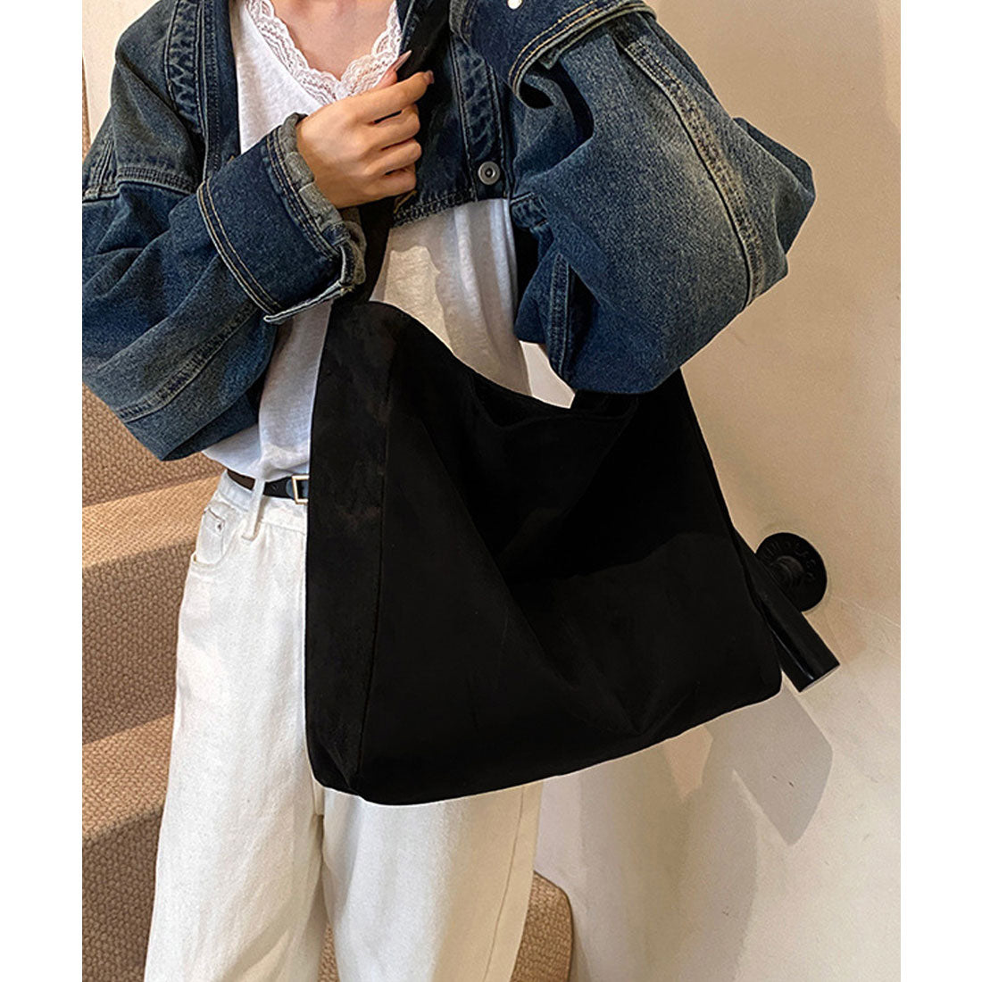 ミニミニストア miniministore ワンショルダー バッグ A4 大容量軽量 （ブラック） ブラック