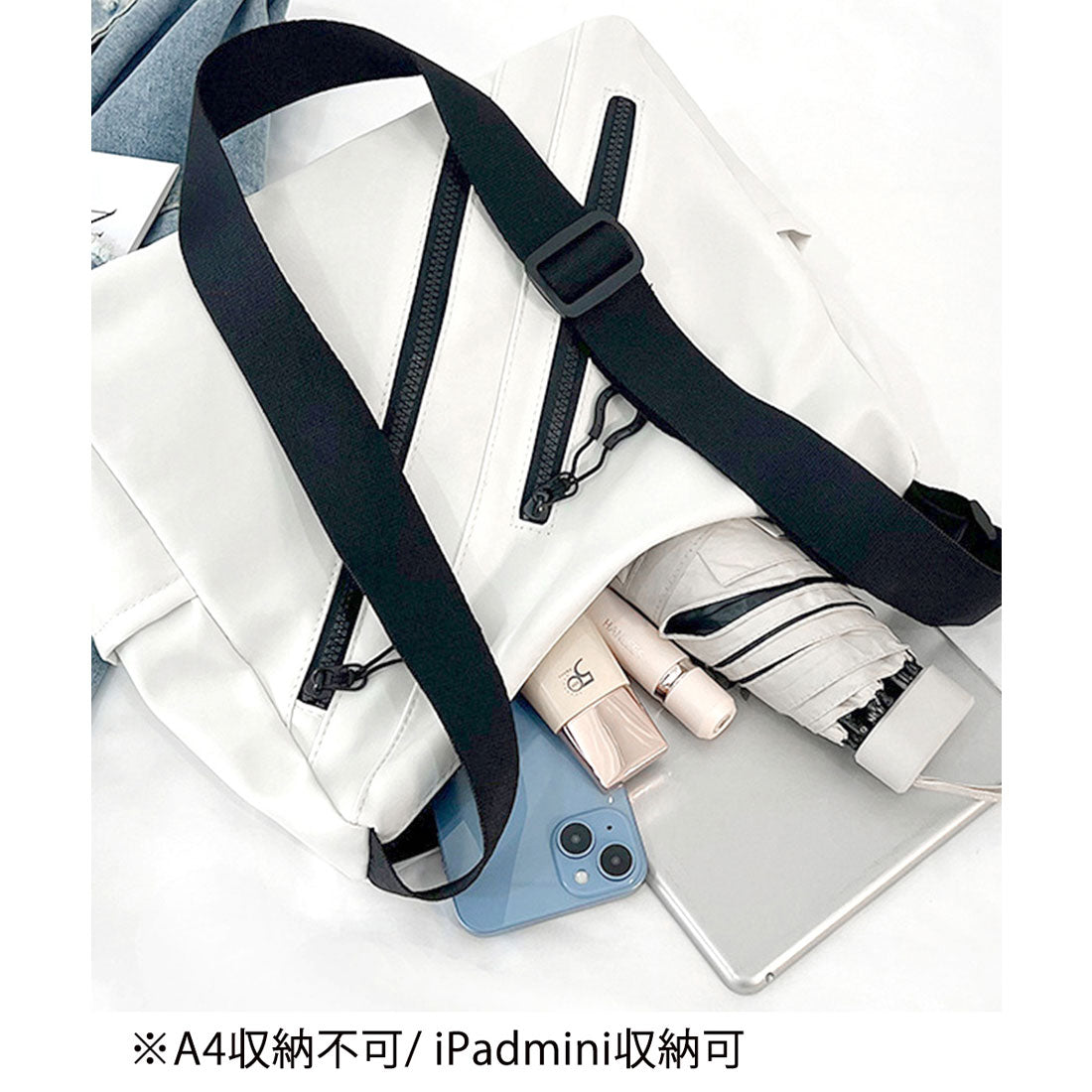 ミニミニストア miniministore ショルダーバッグ 韓国風 男女兼用バッグ （ブラック） ブラック