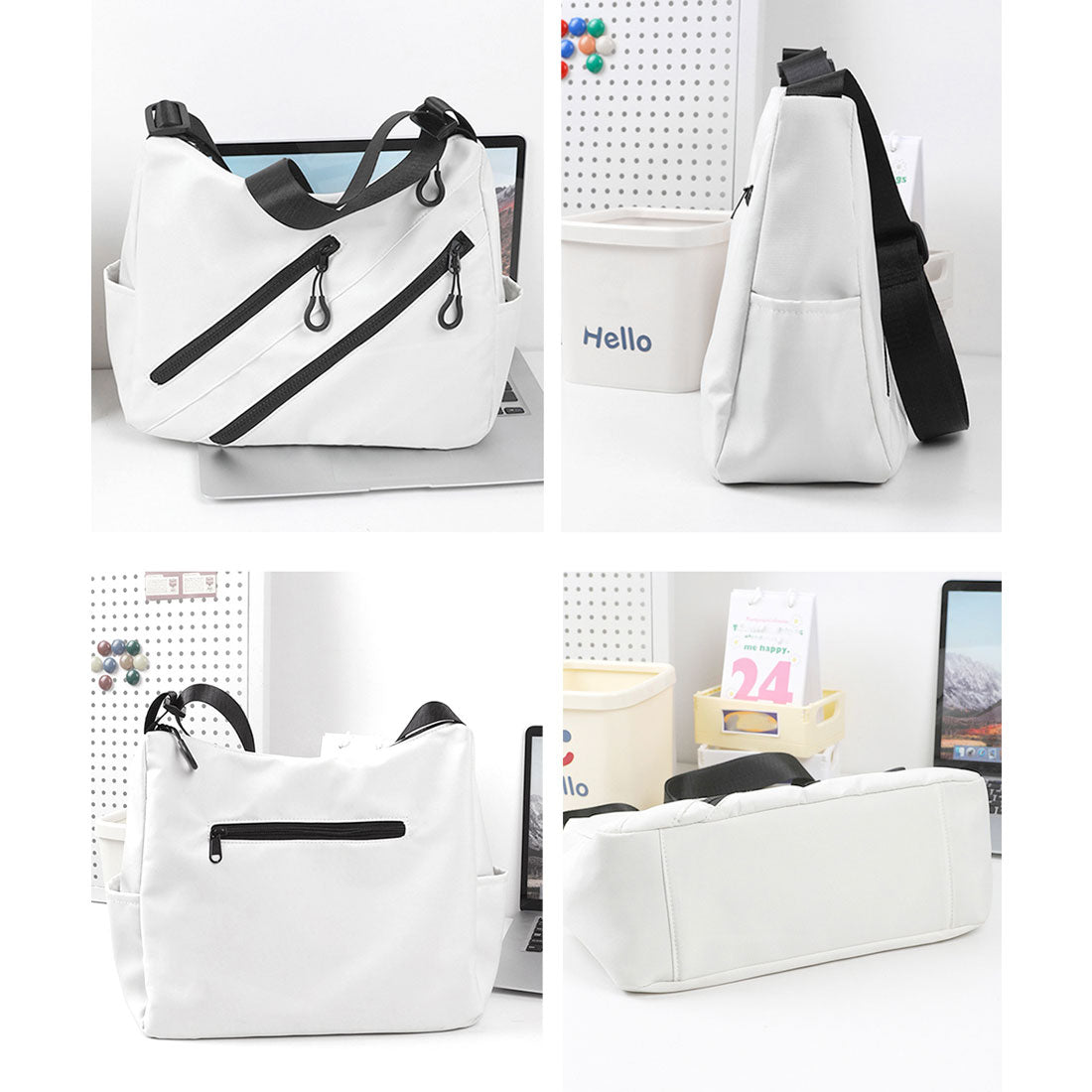 ミニミニストア miniministore ショルダーバッグ 韓国風 男女兼用バッグ （ブラック） ブラック