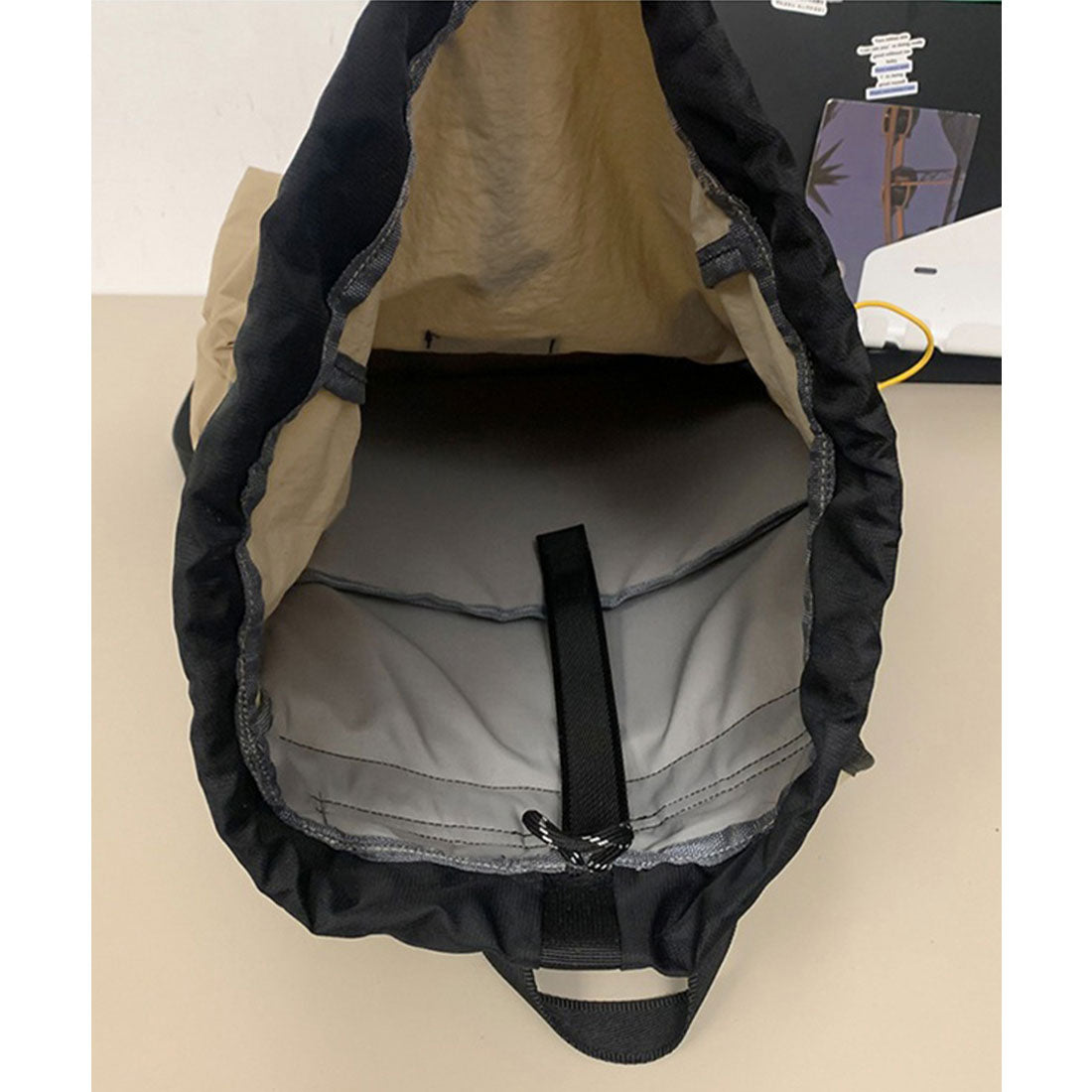ミニミニストア miniministore パラコード巾着リュック大容量バックパック （ブラック） ブラック