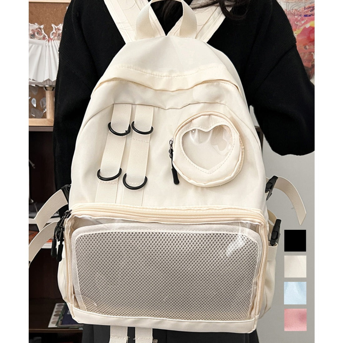 ミニミニストア miniministore 痛バッグ リュック A4 大容量 推し活 （ピンク） ピンク