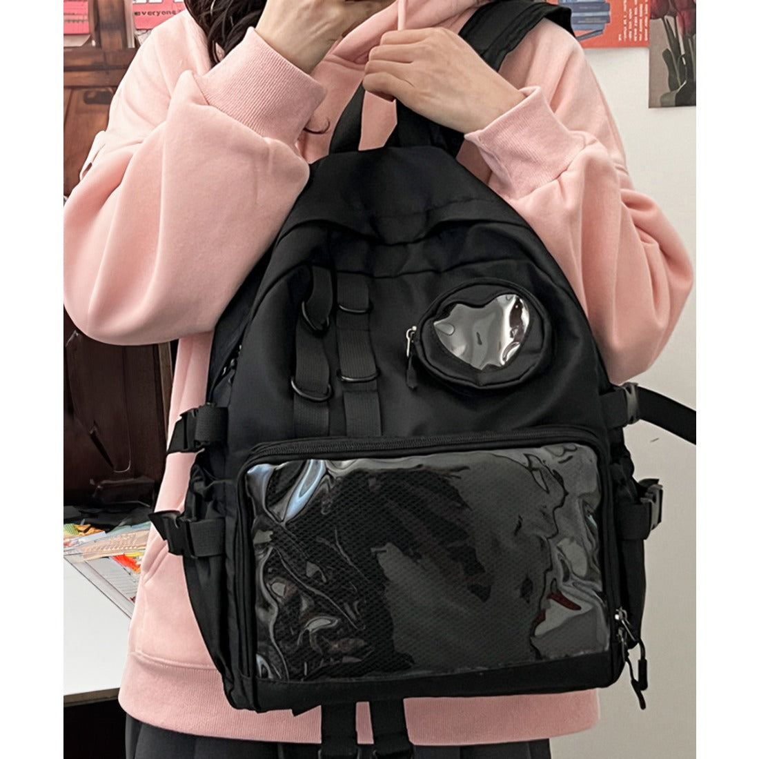 ミニミニストア miniministore 痛バッグ リュック A4 大容量 推し活 （ピンク） ピンク