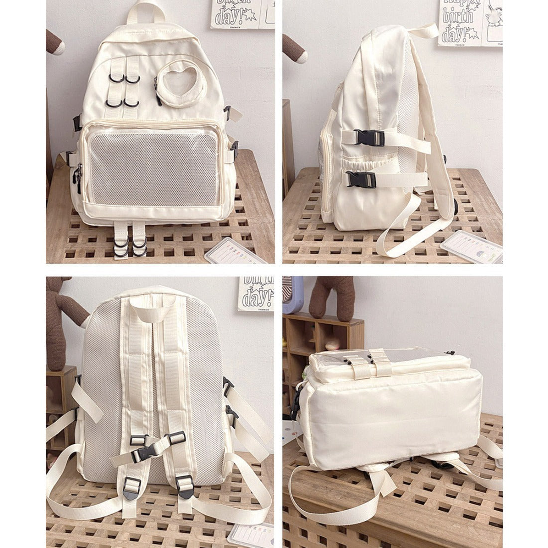ミニミニストア miniministore 痛バッグ リュック A4 大容量 推し活 （ピンク） ピンク