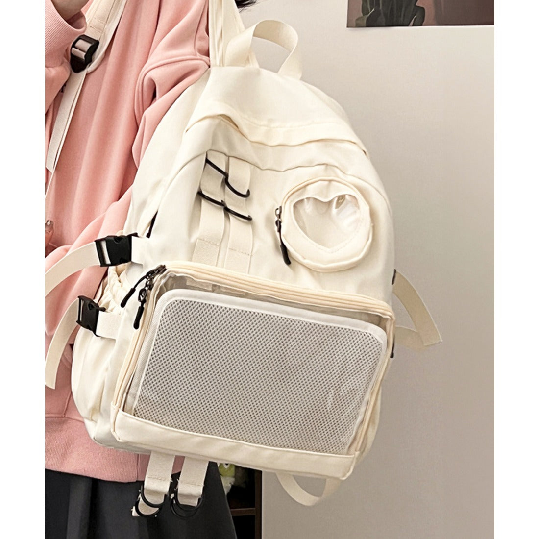 ミニミニストア miniministore 痛バッグ リュック A4 大容量 推し活 （アイボリー） アイボリー