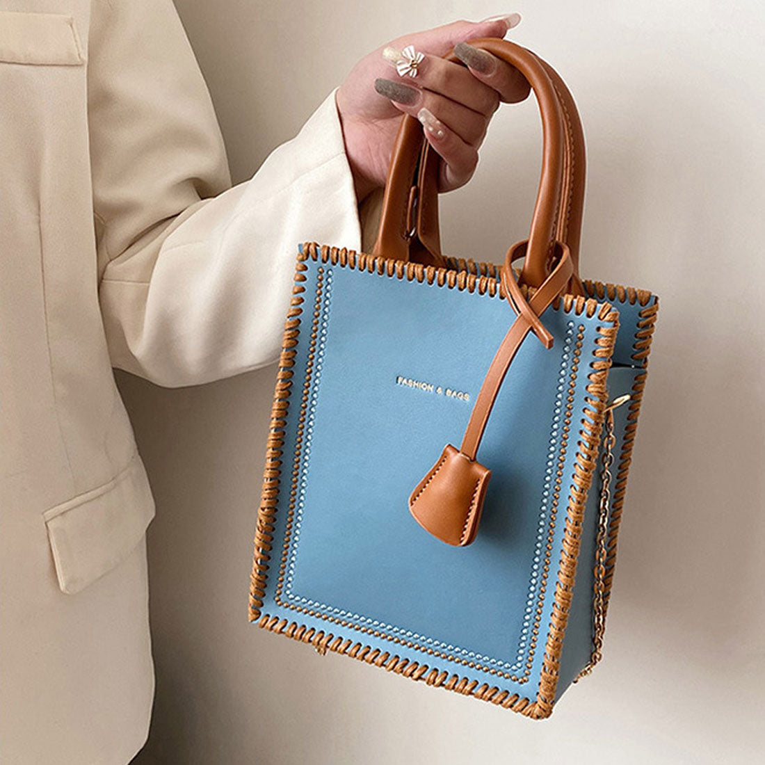 ショルダーバッグ チェーン PUレザー