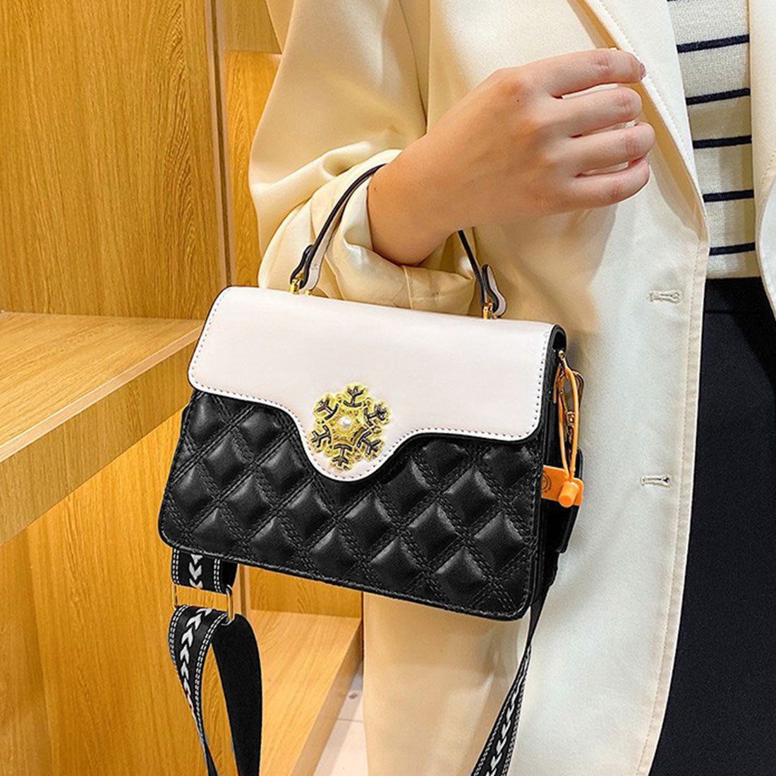 ショルダーバッグ キルティングレディース