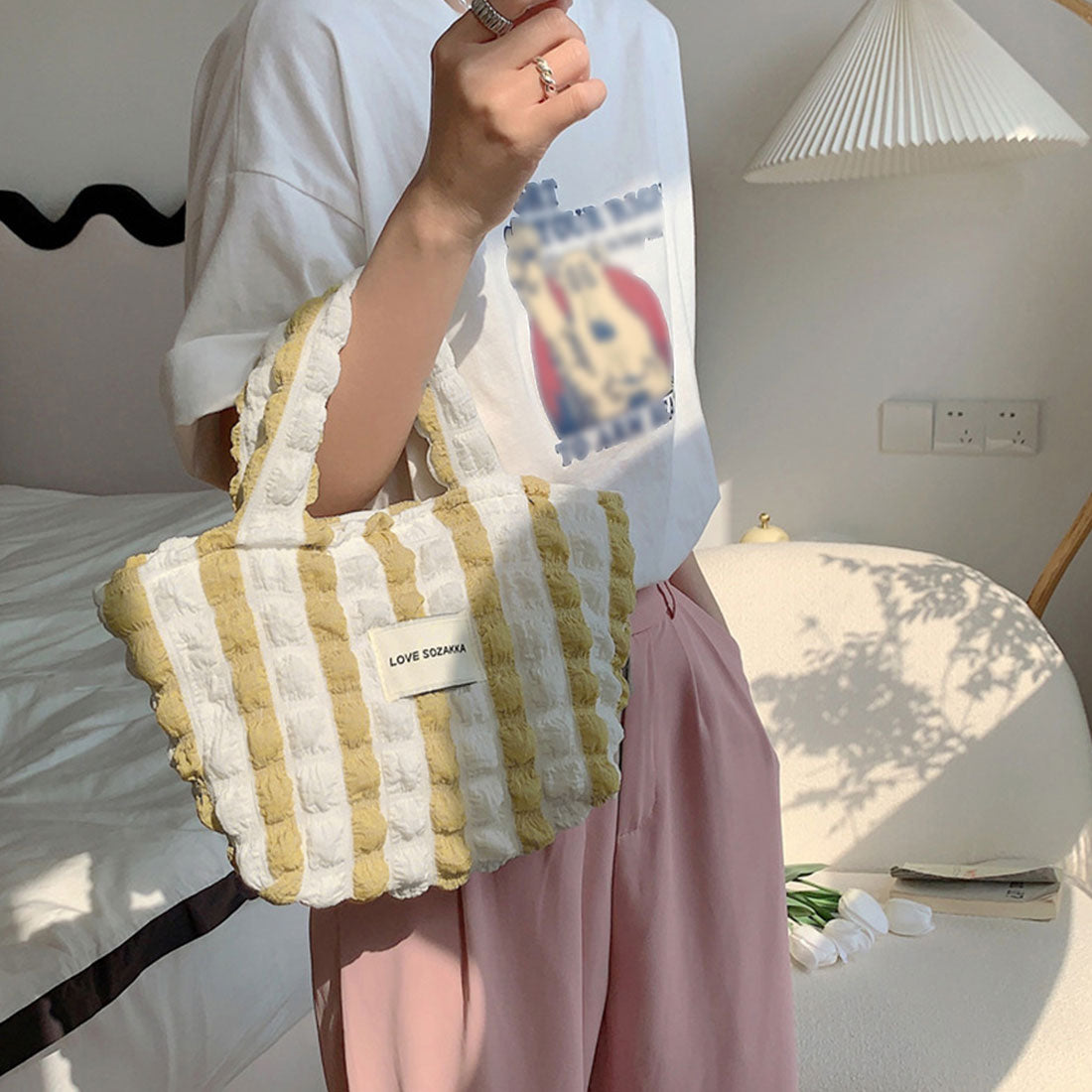 ミニトートバッグ ポップコーン軽量バッグ