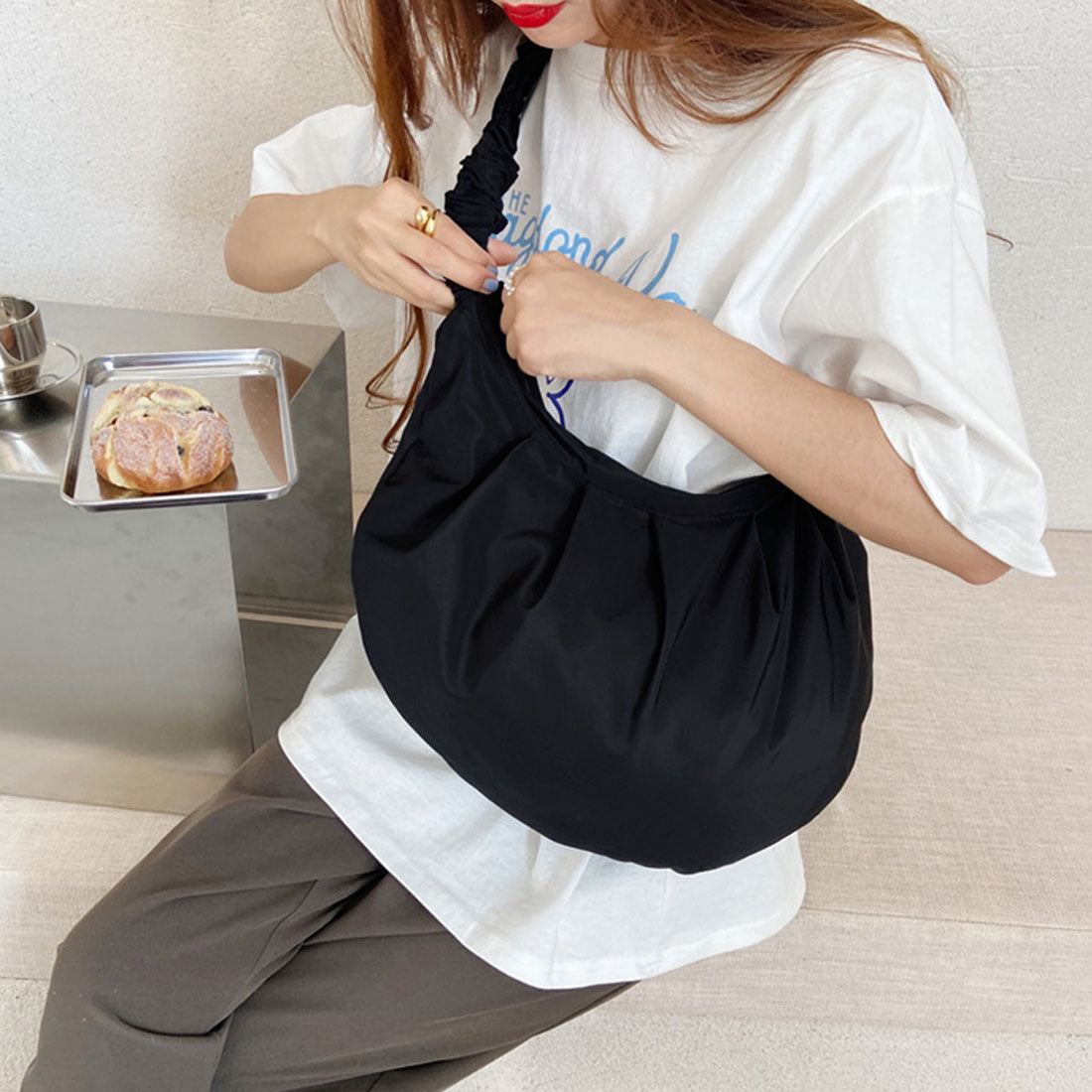 フリルショルダーバッグ2WAYレディース