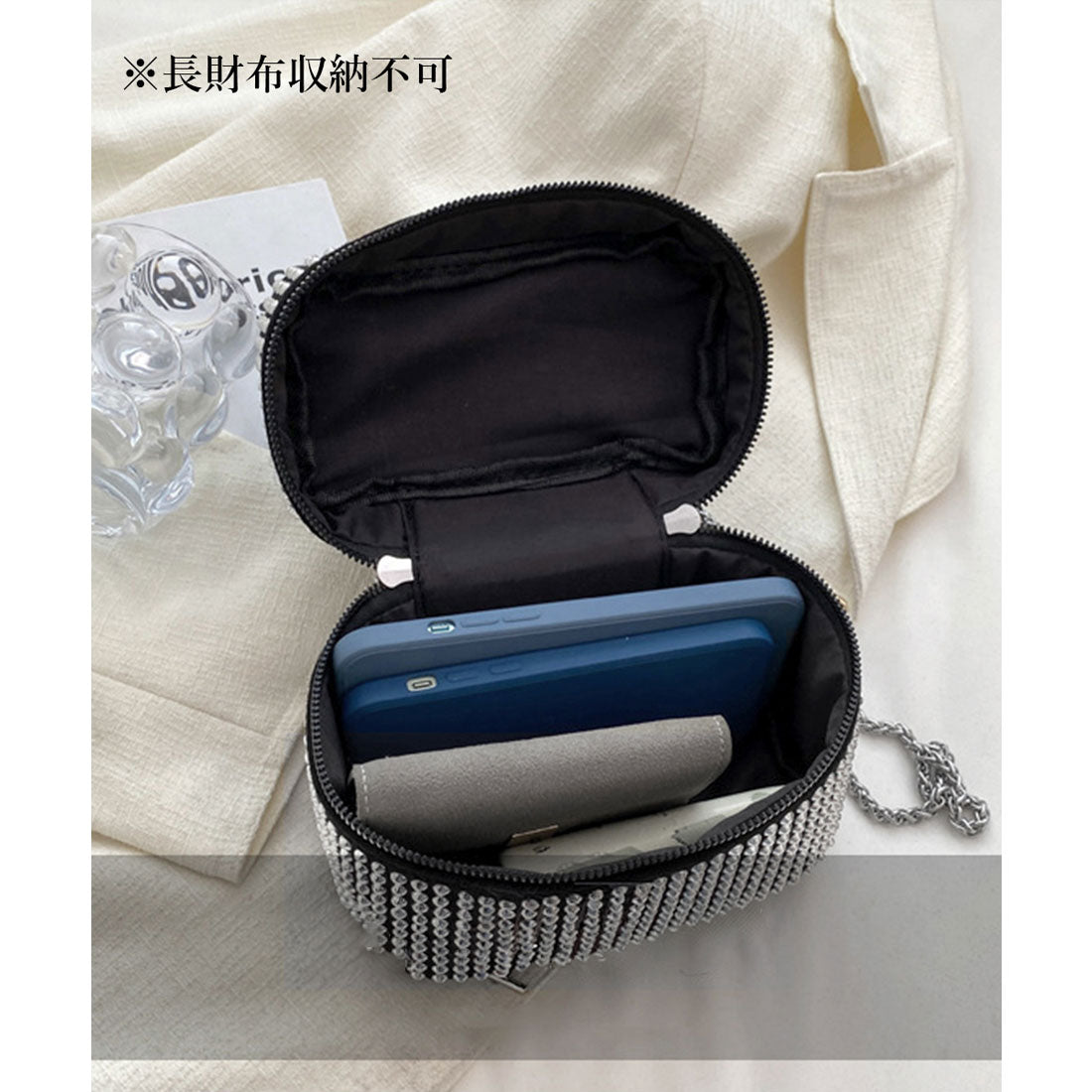 ミニミニストア miniministore バニティバッグ ミニショルダーバッグ韓国 （ブラック） ブラック