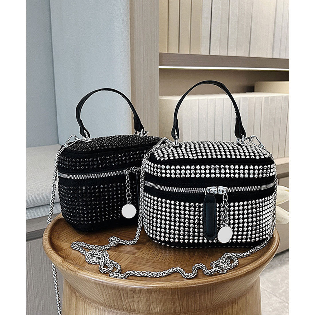 ミニミニストア miniministore バニティバッグ ミニショルダーバッグ韓国 （ブラック） ブラック
