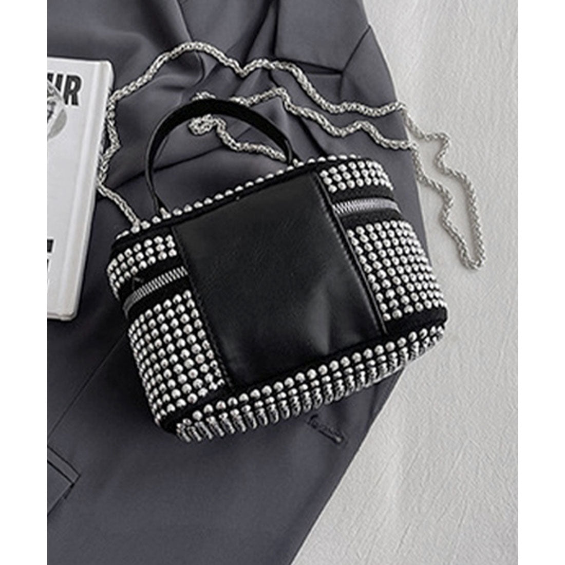 ミニミニストア miniministore バニティバッグ ミニショルダーバッグ韓国 （ブラック） ブラック