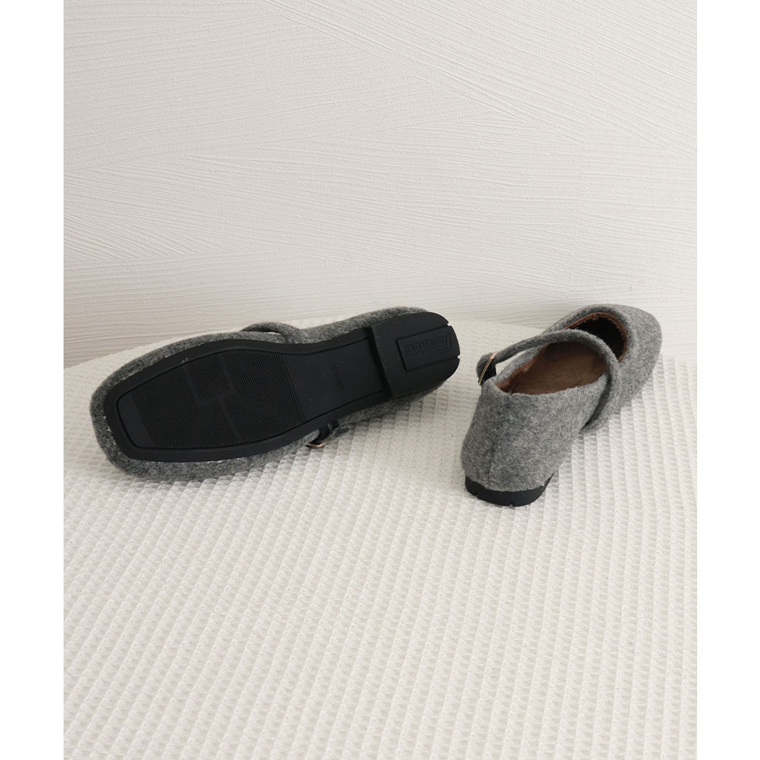 ミニミニストア miniministore メリージェーンシューズ もこもこパンプス （ブラウン） ブラウン