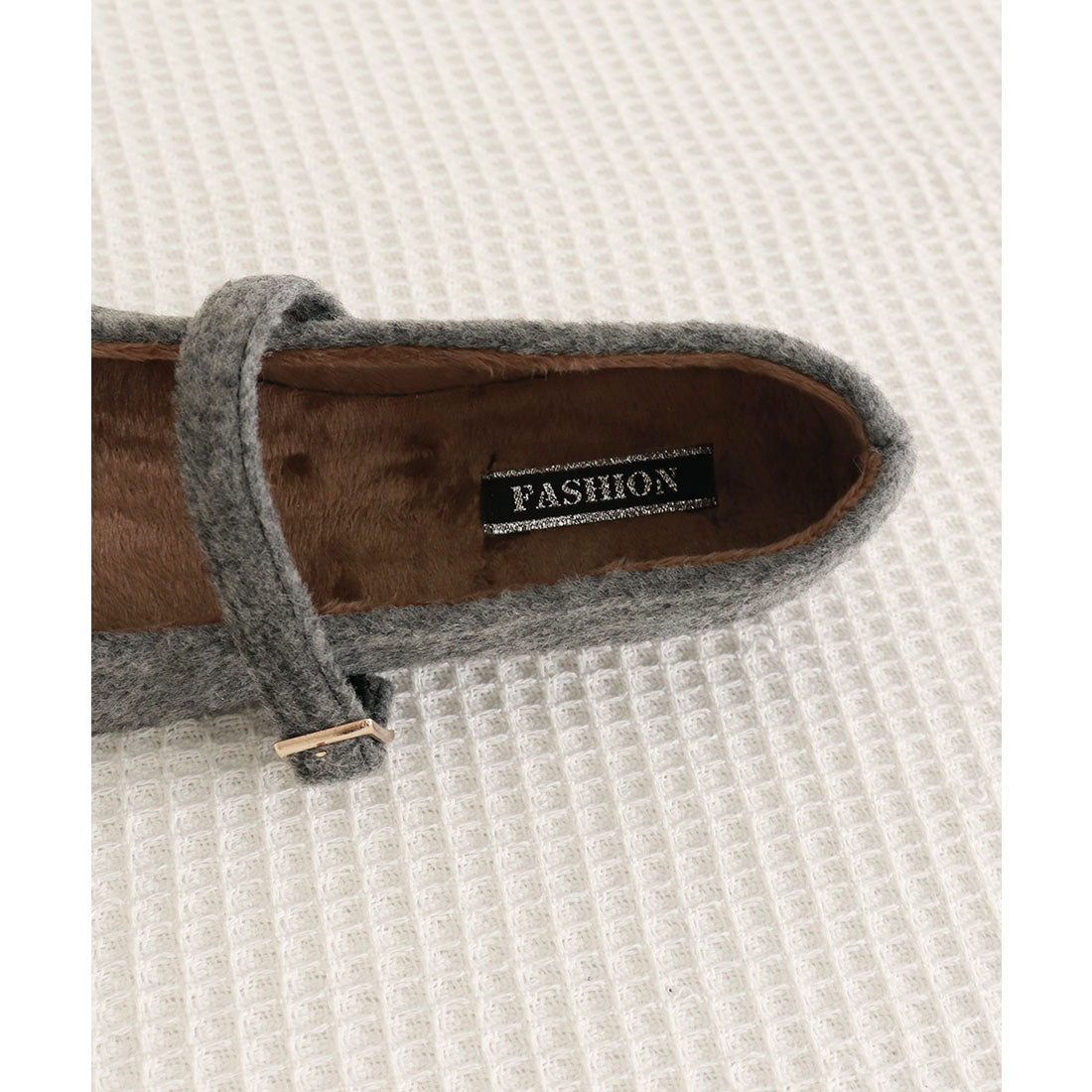 ミニミニストア miniministore メリージェーンシューズ もこもこパンプス （ブラウン） ブラウン