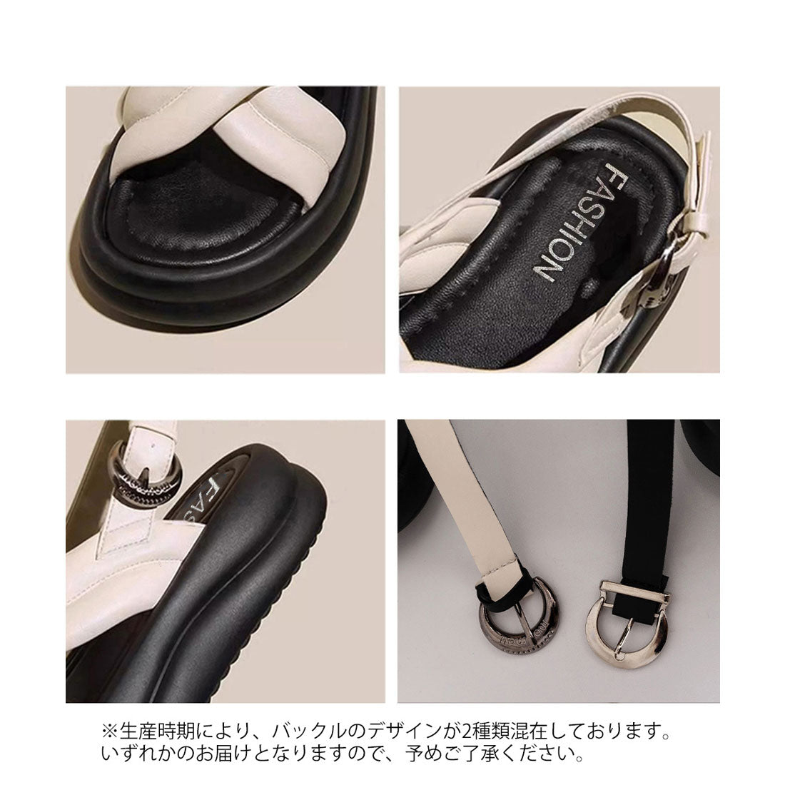ミニミニストア miniministore クロスストラップサンダル厚底シューズ夏靴 （シルバー） シルバー