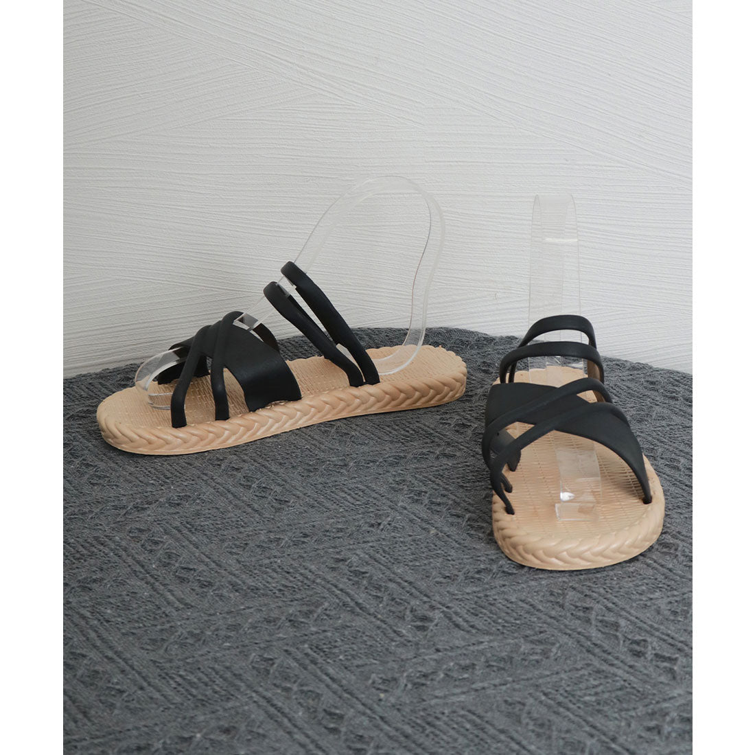 ミニミニストア miniministore クロスベルトサンダル レディース 夏 （アイボリー） アイボリー