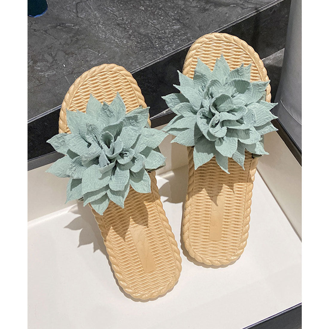 ミニミニストア miniministore ビーチサンダル レディース スリッパ 夏 （ミント） ミント