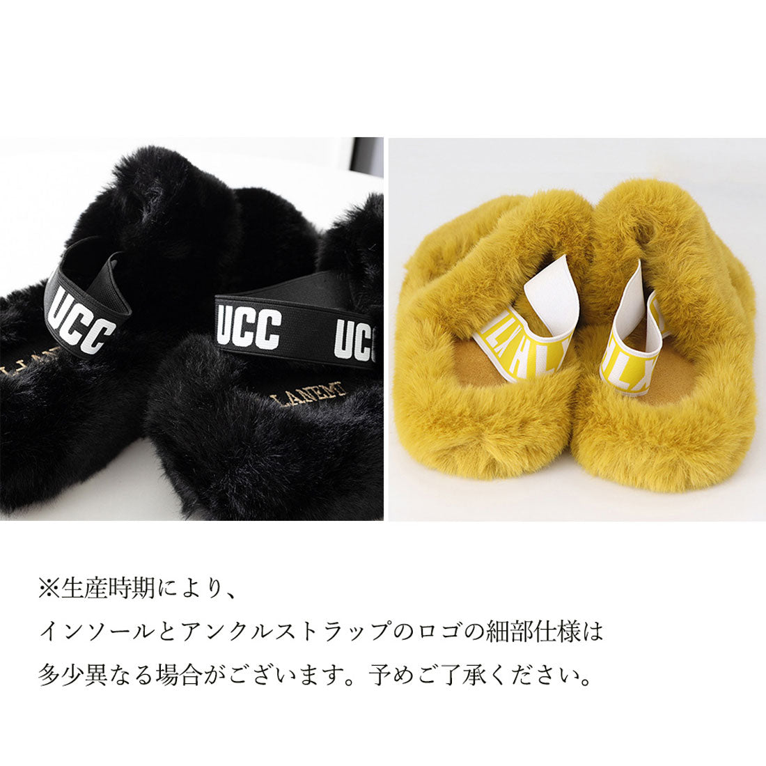 ファーサンダル レディースファースリッパ
