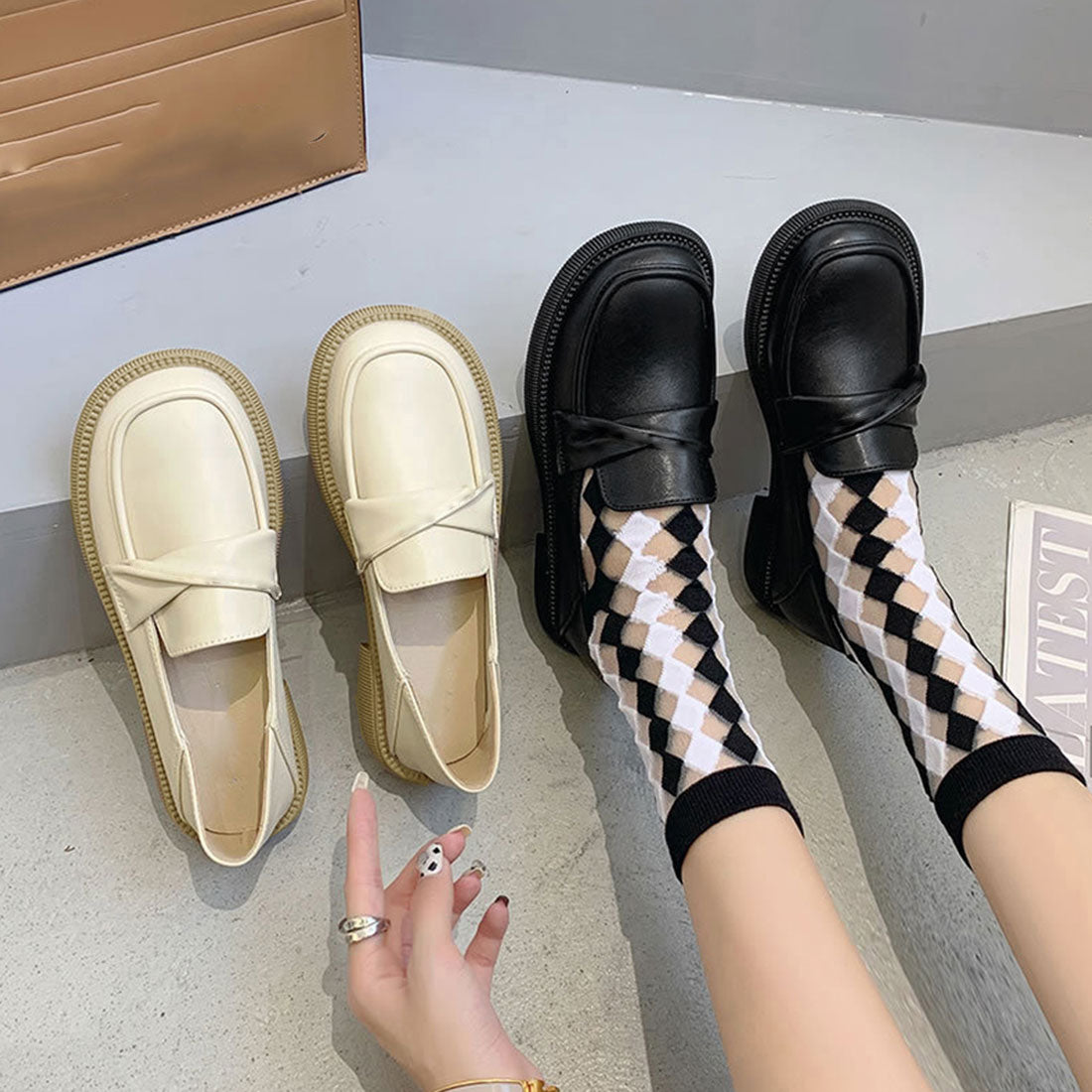 ローファー レディース パンプス 厚底靴