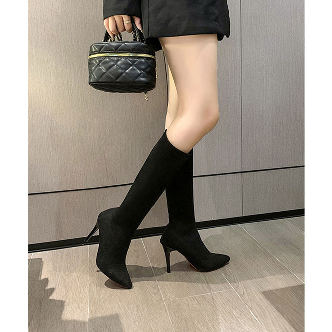ミニミニストア miniministore ロングブーツ ニーハイブーツ レディース