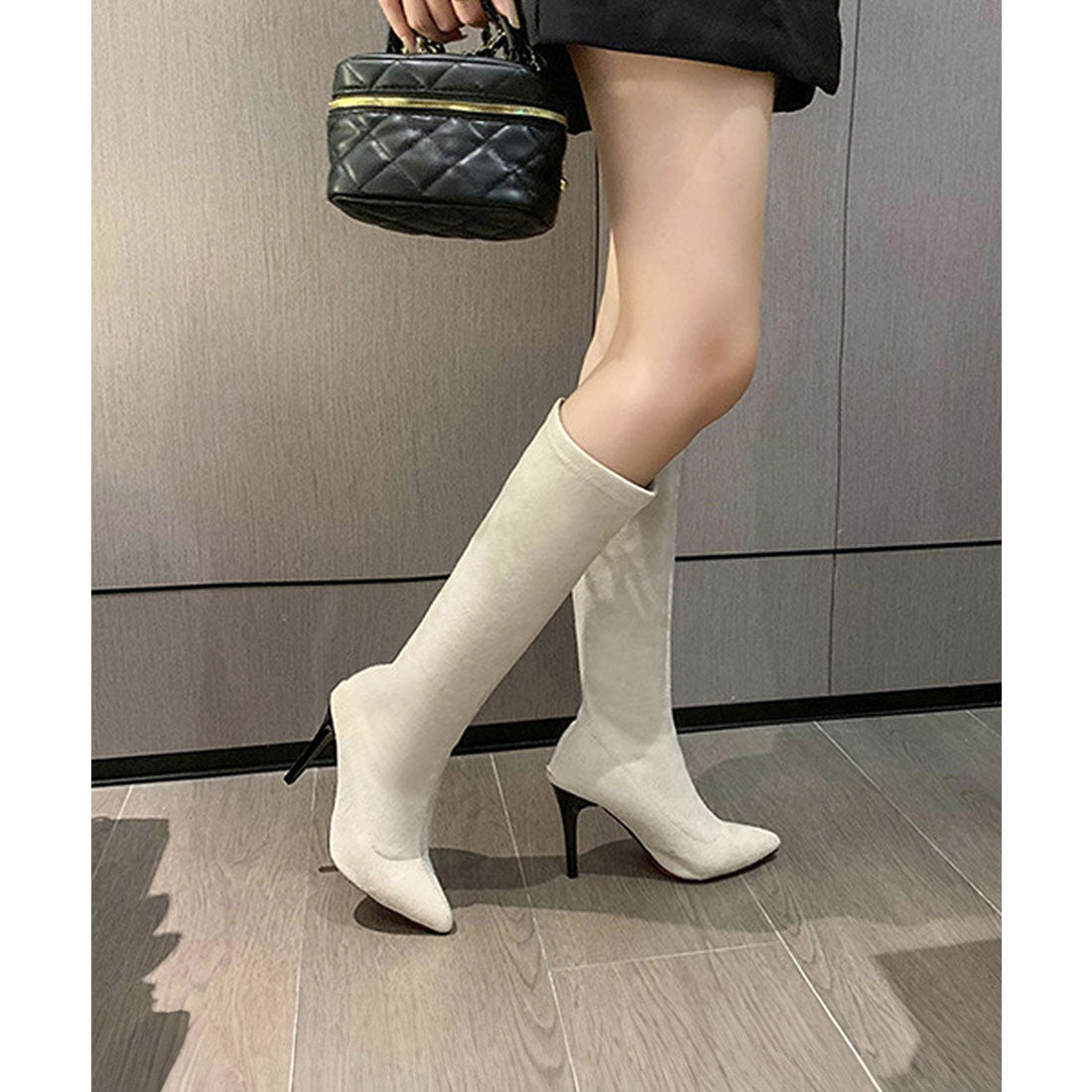 ミニミニストア miniministore ロングブーツ ニーハイブーツ レディース
