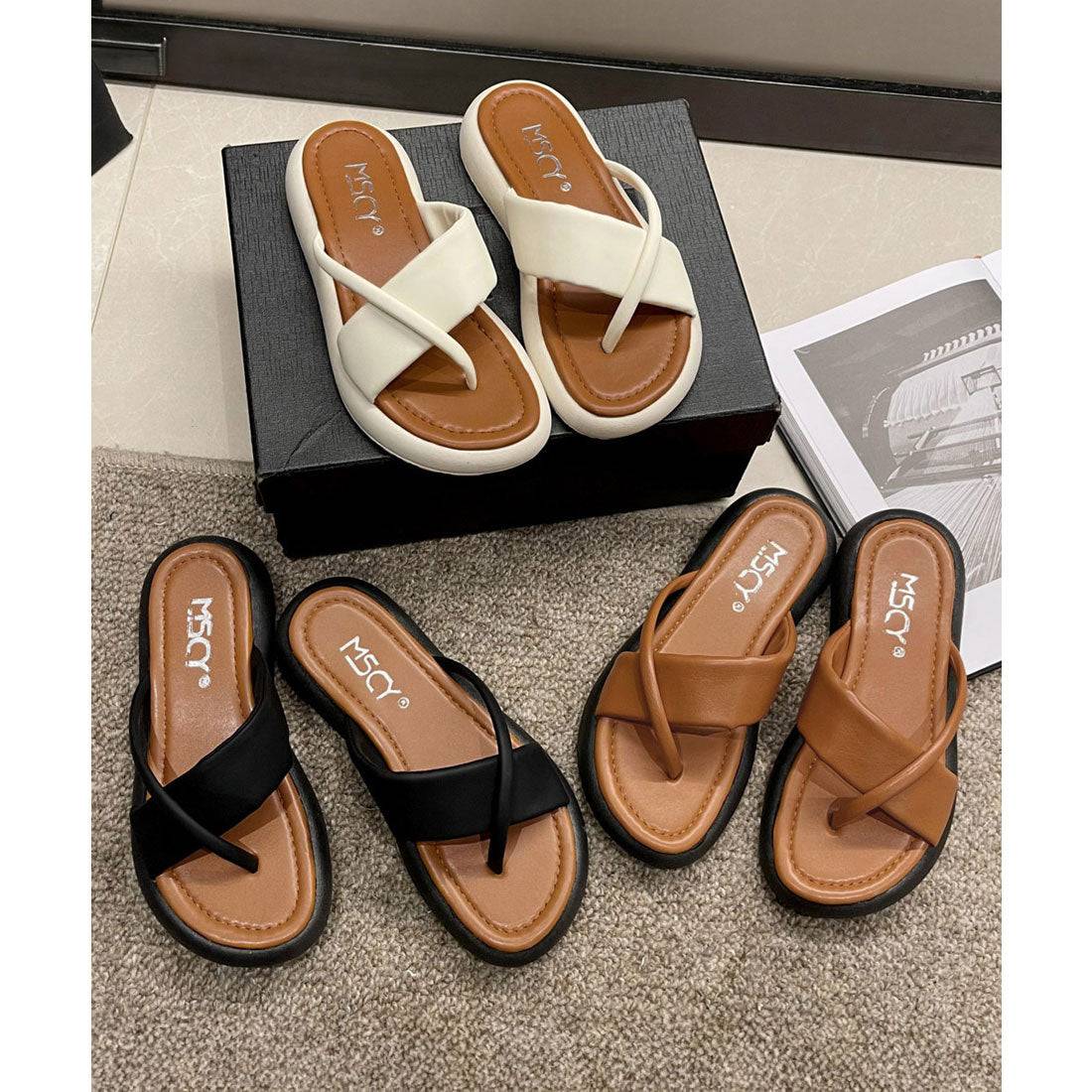 ミニミニストア miniministore トングサンダル 厚底サンダル 美脚 夏靴