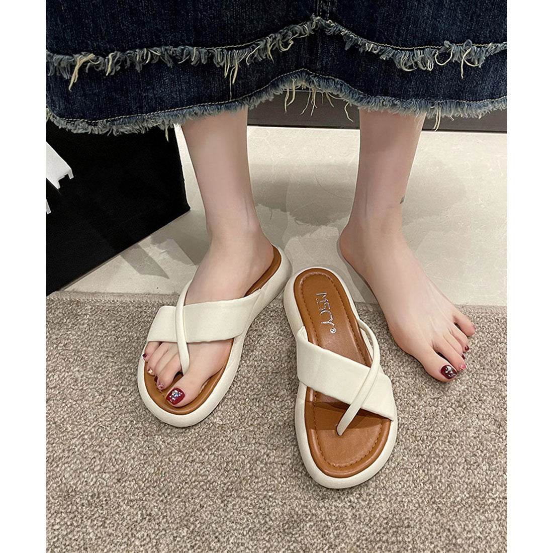 ミニミニストア miniministore トングサンダル 厚底サンダル 美脚 夏靴