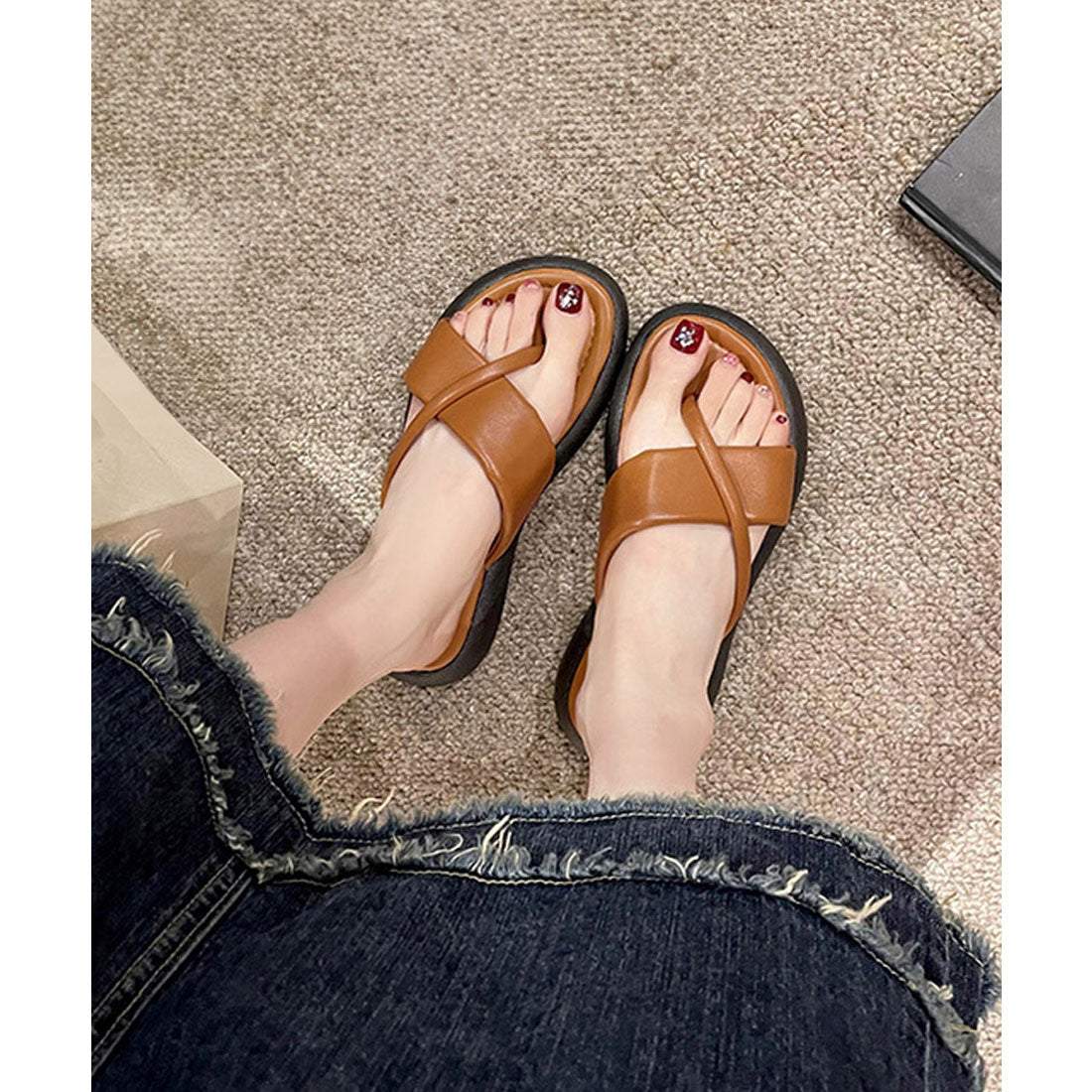 ミニミニストア miniministore トングサンダル 厚底サンダル 美脚 夏靴
