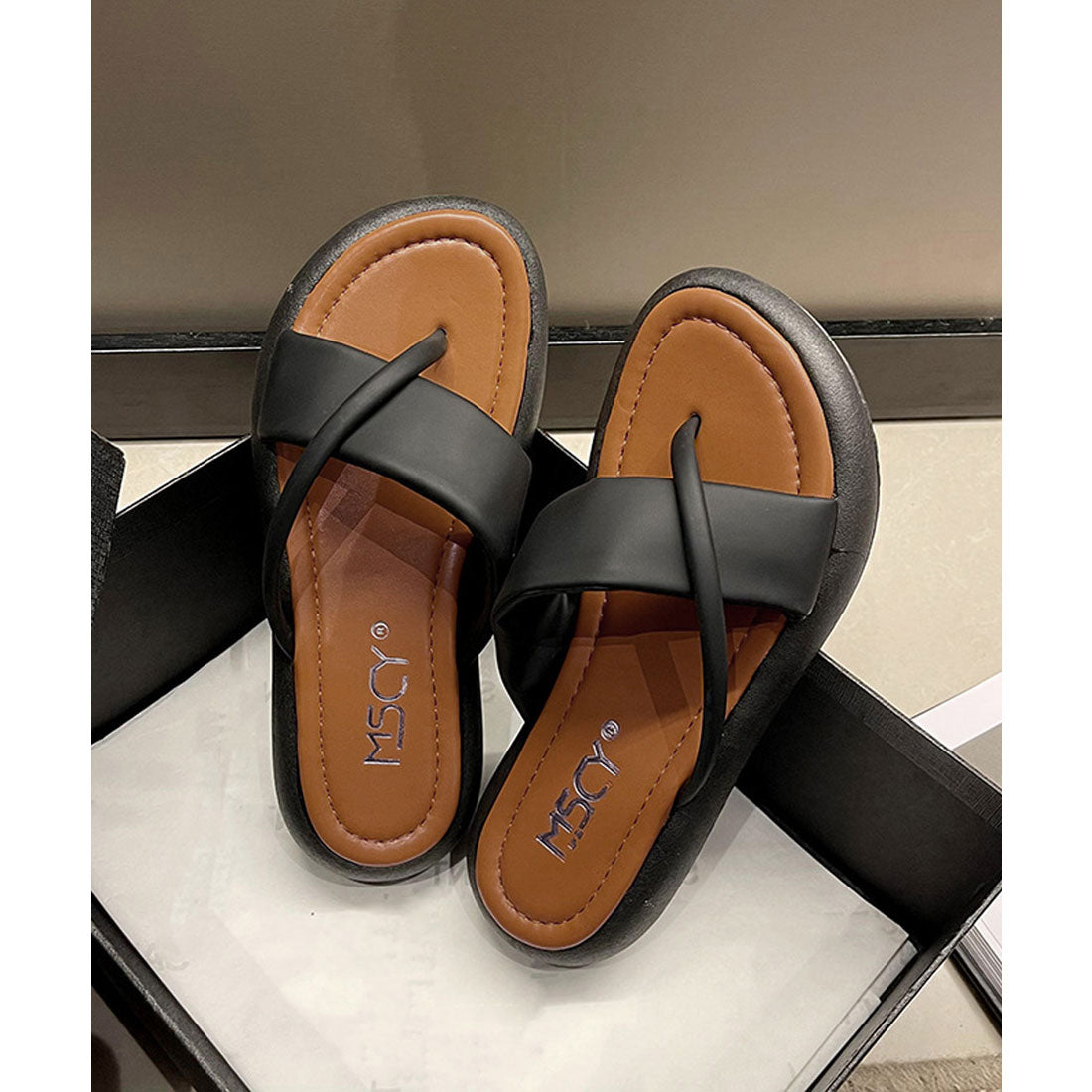 ミニミニストア miniministore トングサンダル 厚底サンダル 美脚 夏靴