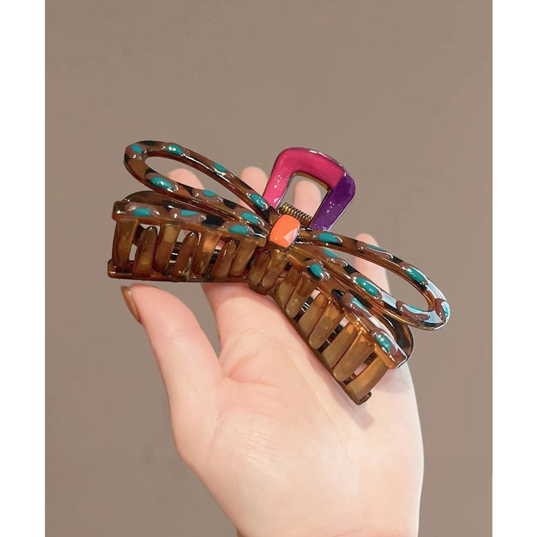 ミニミニストア miniministore バンスクリップ ドーパミン ヘアクリップ （フューシャピンク*ドット） フューシャピンク*ドット