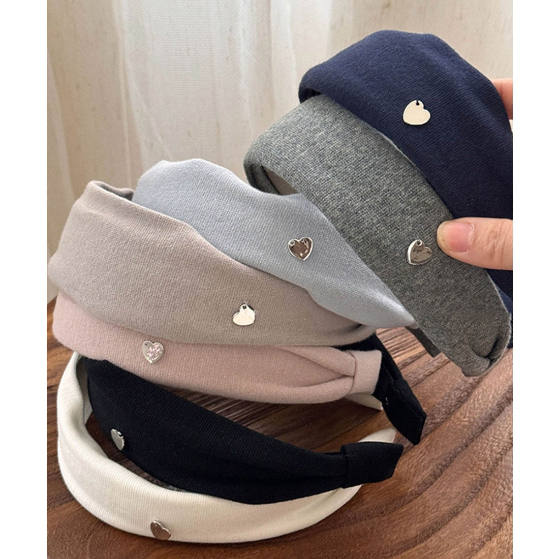 ミニミニストア miniministore ワイドカチューシャ シンプル 大人可愛い （ライトピンク） ライトピンク
