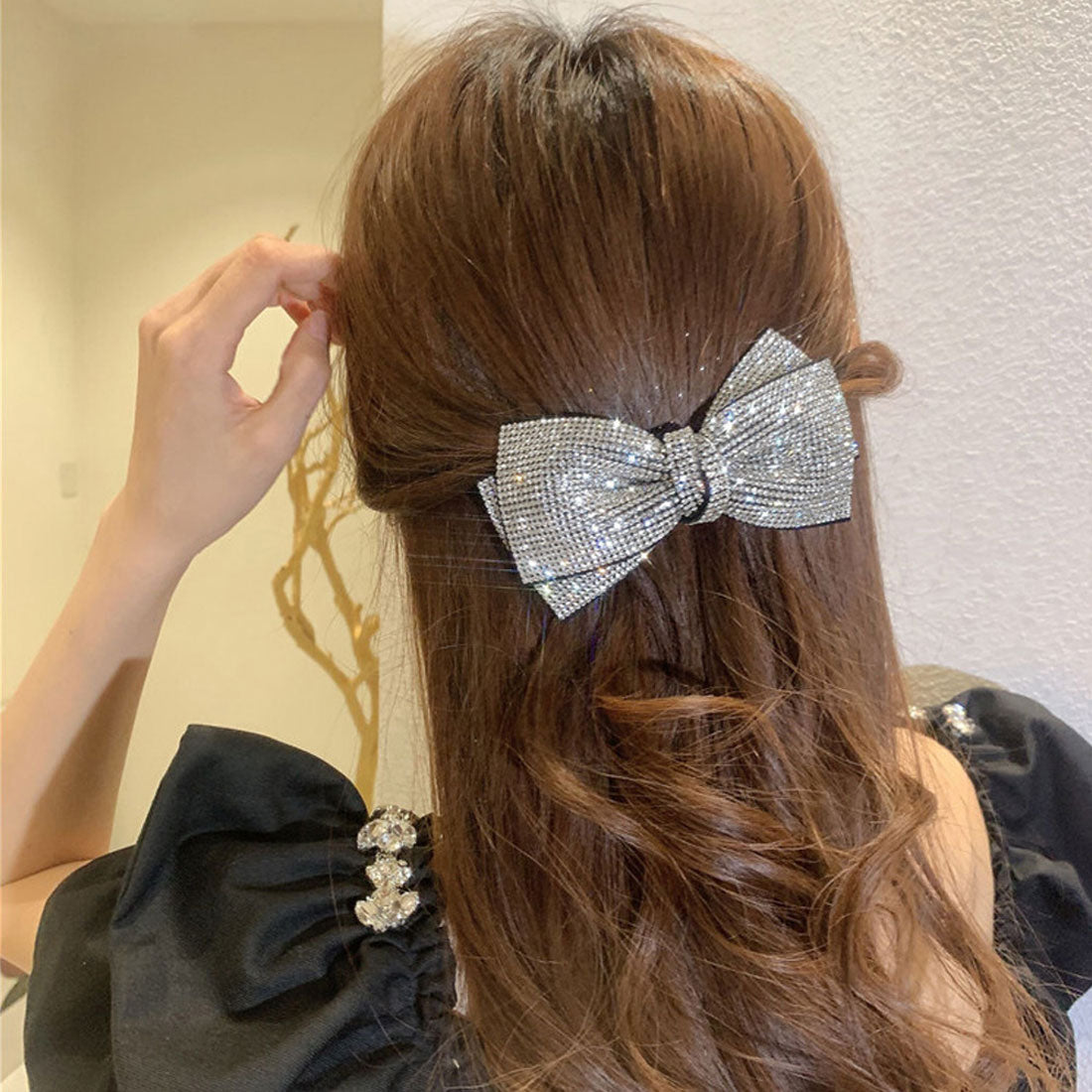 ヘアバレッタ キラキラ ヘアクリップ