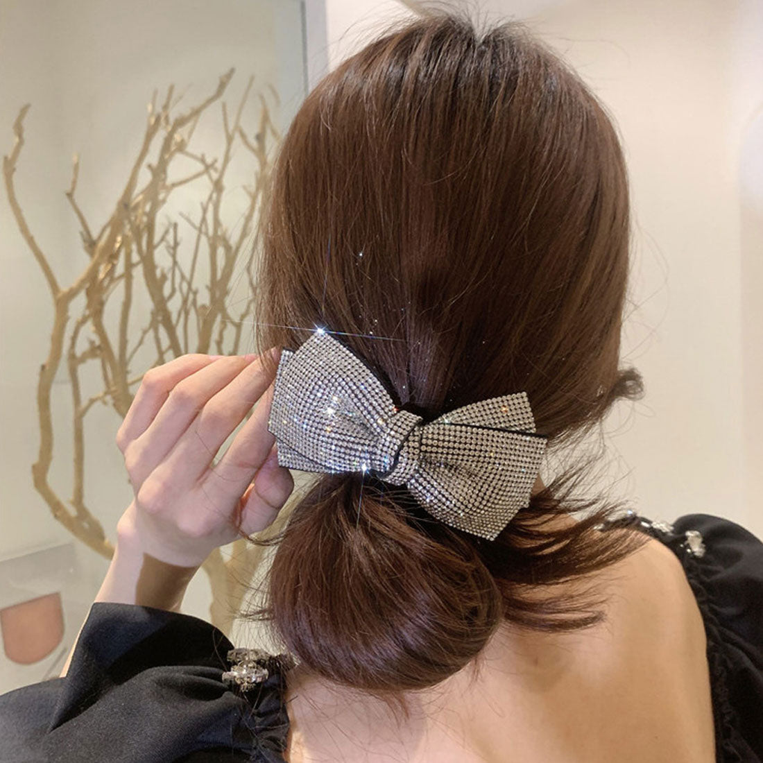 ヘアバレッタ キラキラ ヘアクリップ