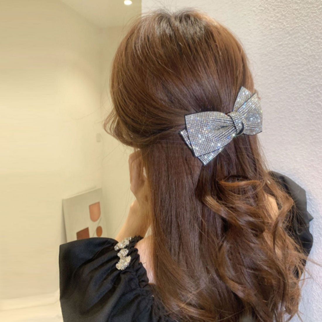 ヘアバレッタ キラキラ ヘアクリップ